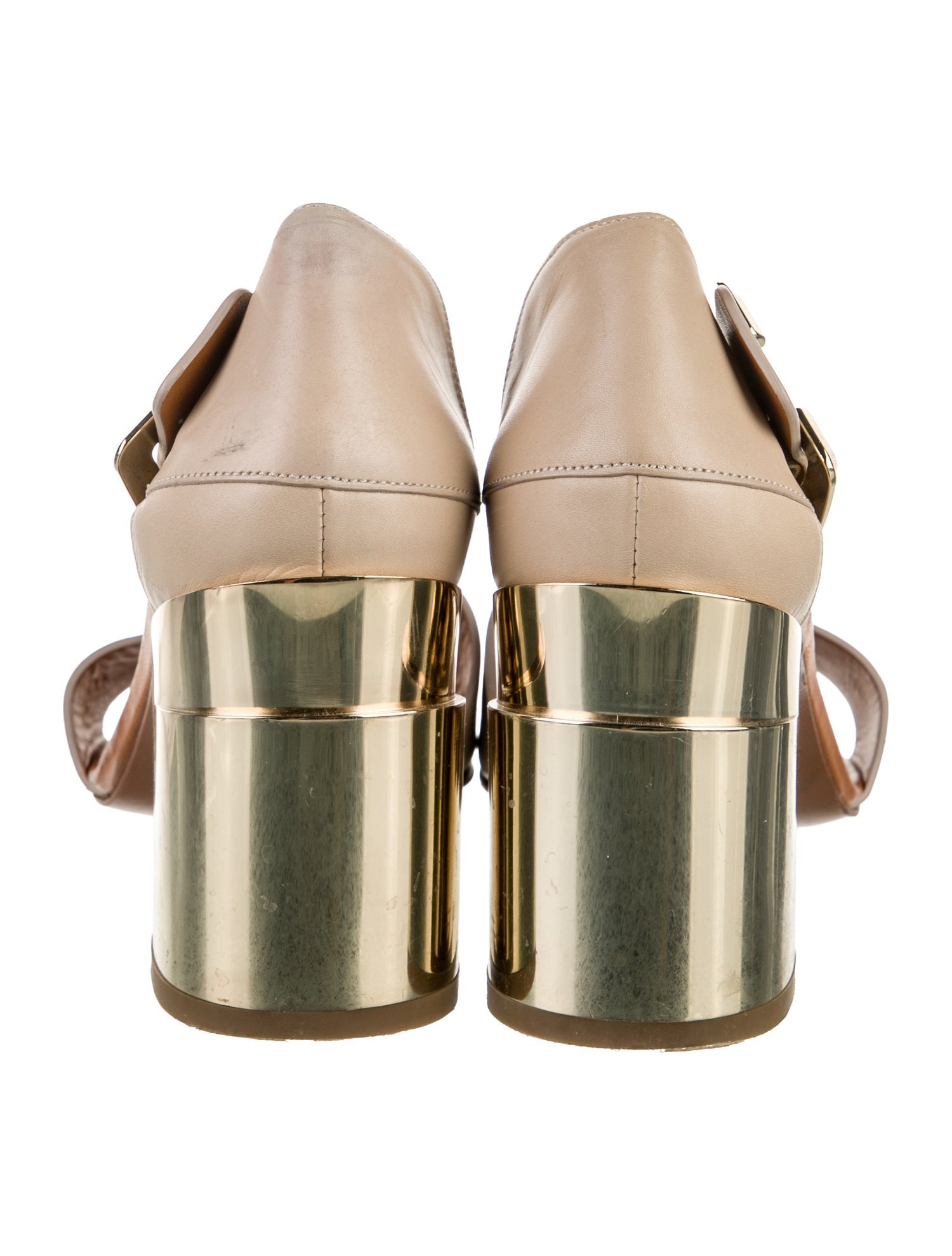 Robert Clergerie Leather T-Strap Pumps